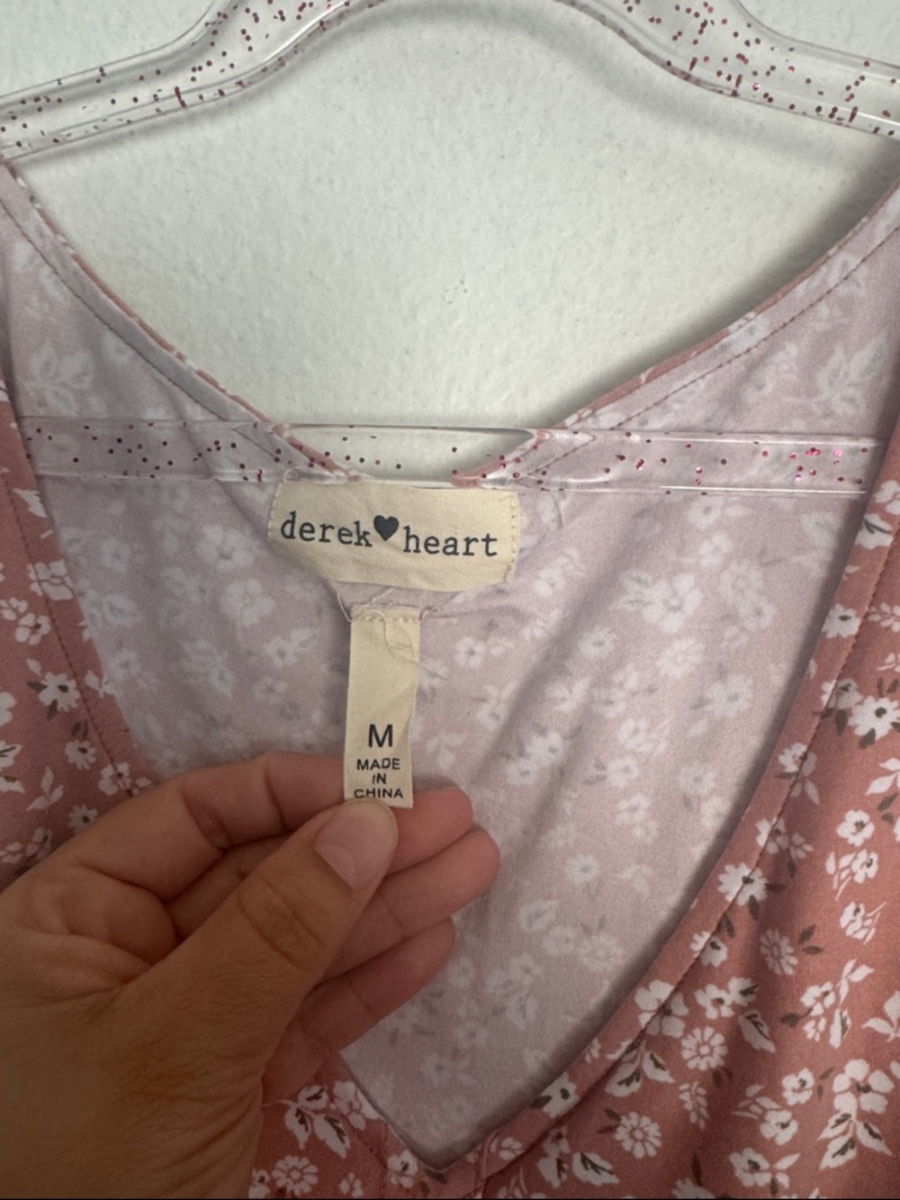 Derek Heart Dusty Rose Floral Button-Front Maxi Dress - Picture 2 of 5